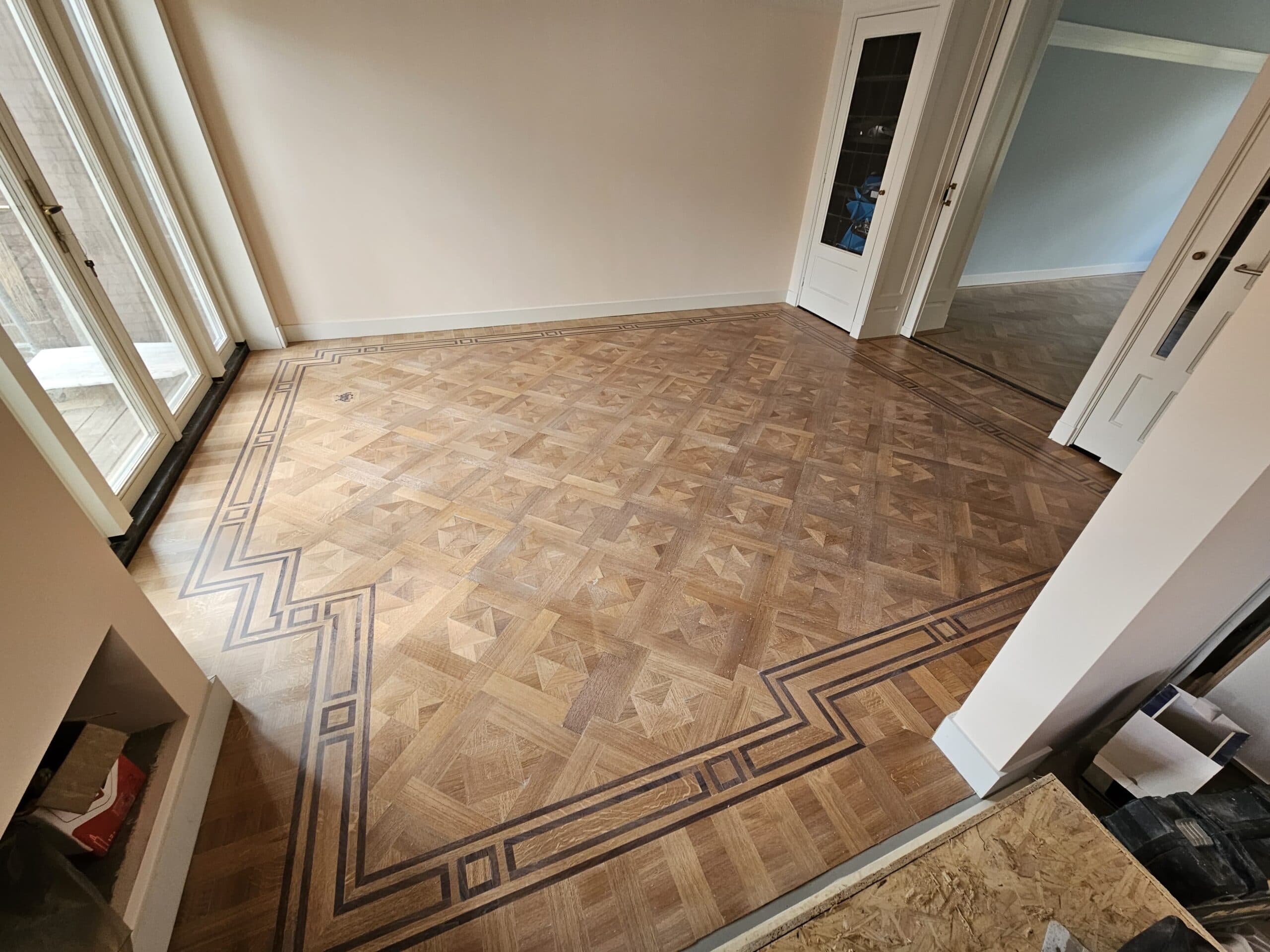 Gelegde houten vloer 8