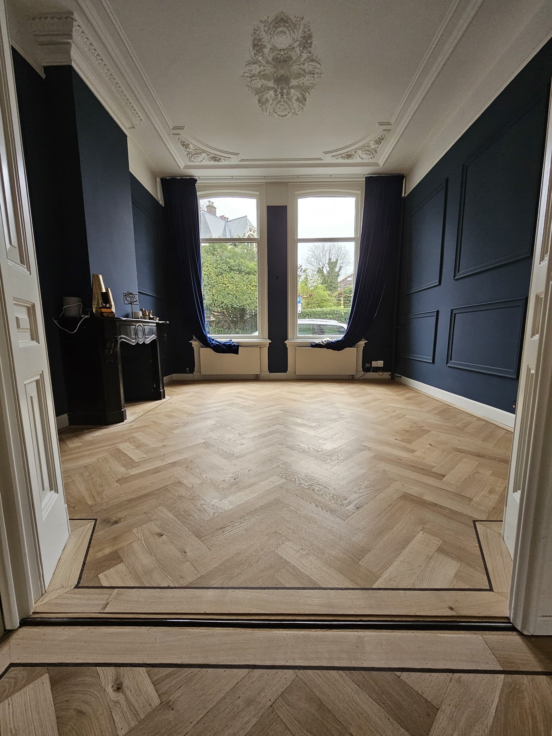 Gelegde houten vloer 11